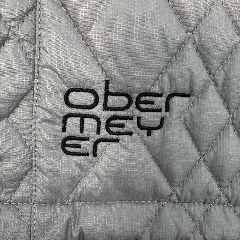Obermeyer Men's Vest. Large. NWOT. Cool Interior Retro Winter Sports Graphics